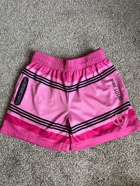 Baseball Lifestyle 101 Pink Crayon Athletic Shorts